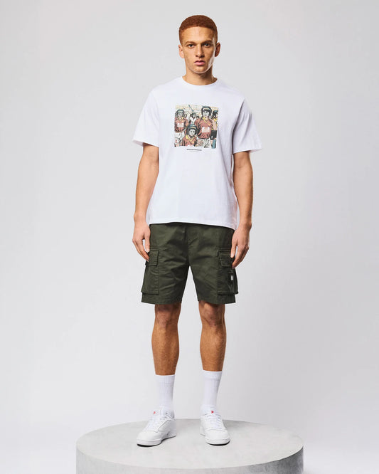 Weekend Offender Scopello Cargo Shorts Uomo - Black | Streetwear Terrace