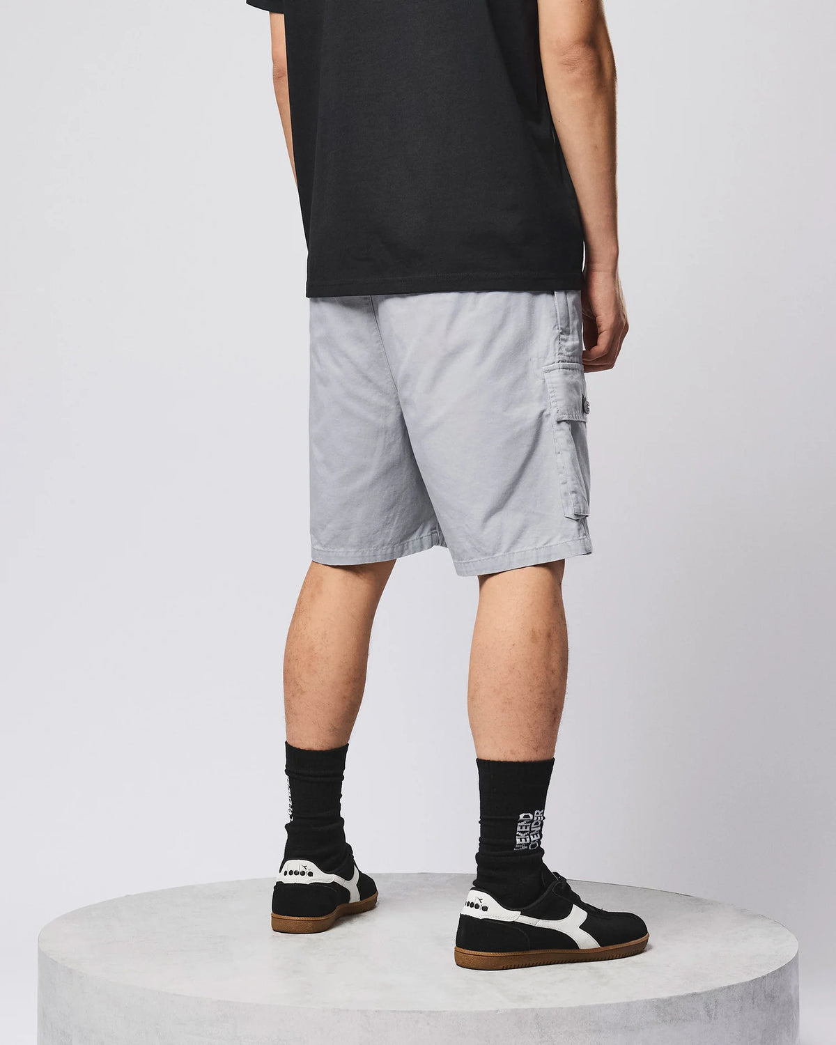 Weekend Offender Scopello Cargo Shorts Uomo - Black | Streetwear Terrace
