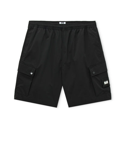 Weekend Offender Baraki Cargo Shorts Neri – Tessuto Tecnico