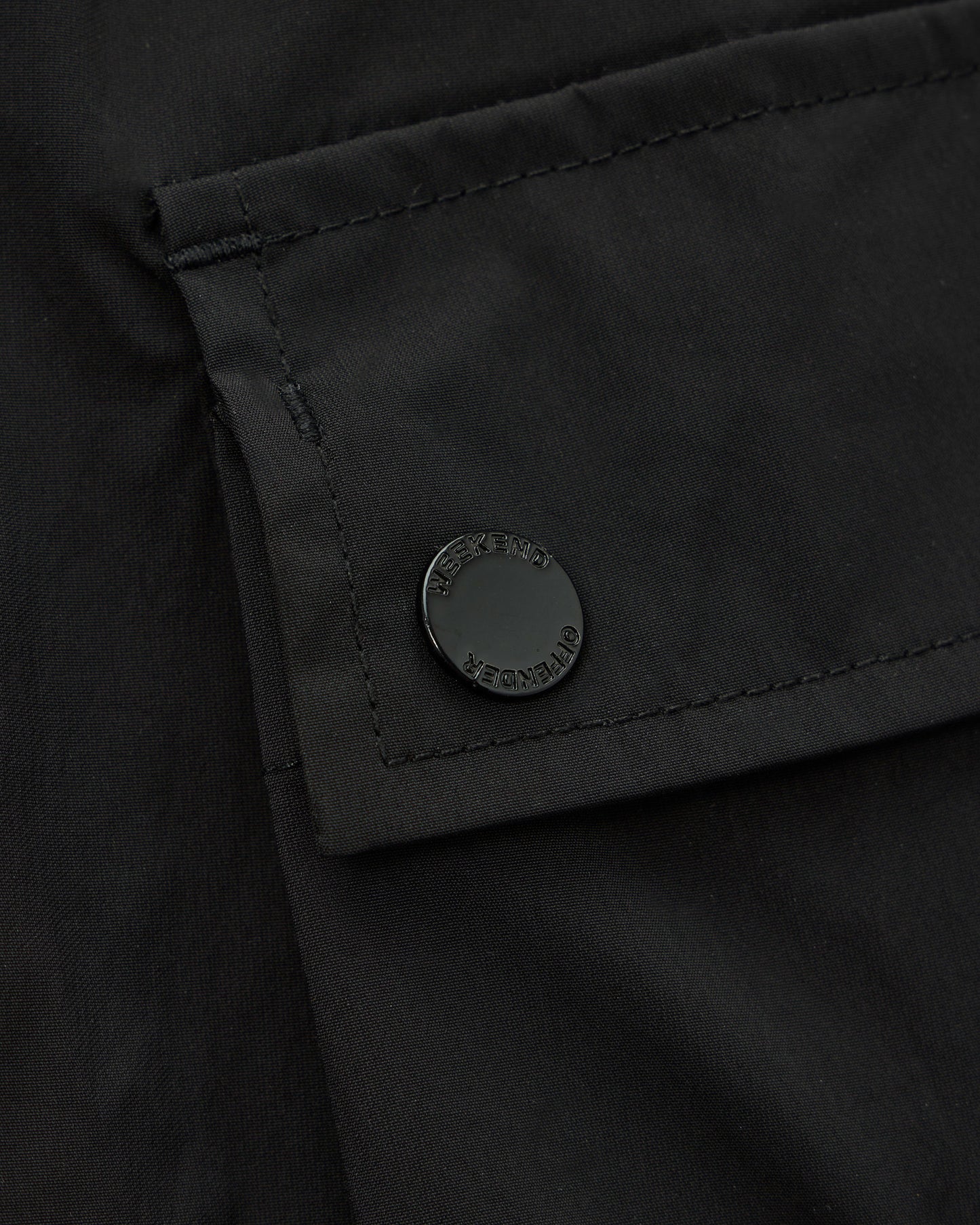 Weekend Offender Baraki Cargo Shorts Neri – Tessuto Tecnico