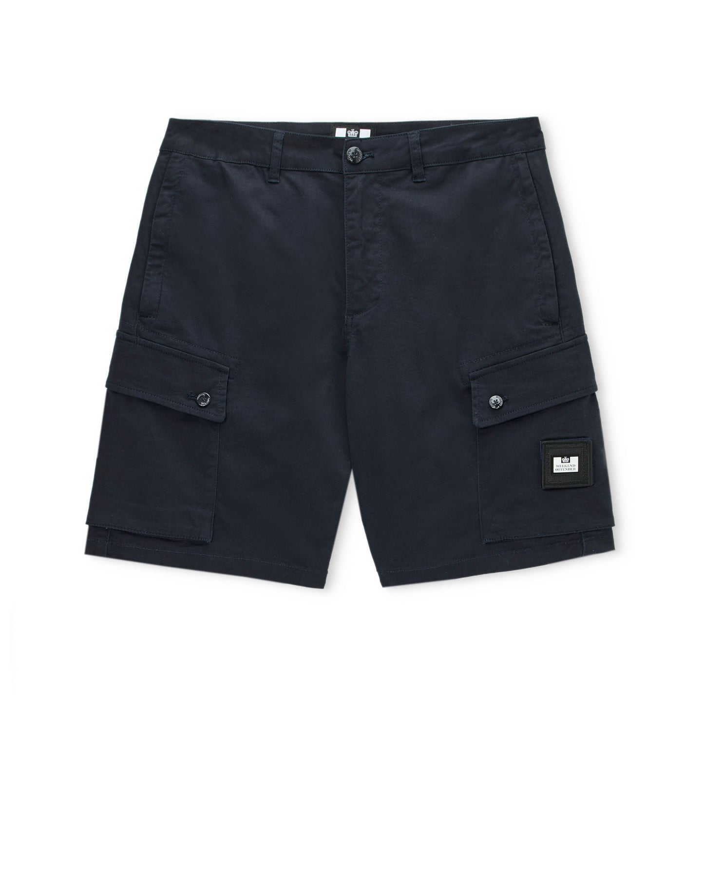 Weekend Offender Ksar Cargo Shorts Navy – Tessuto Tecnico Premium