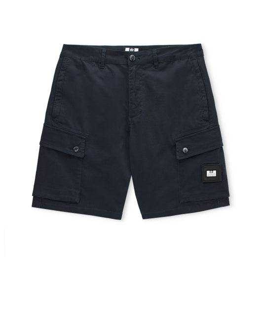 Weekend Offender Ksar Cargo Shorts Navy – Tessuto Tecnico Premium