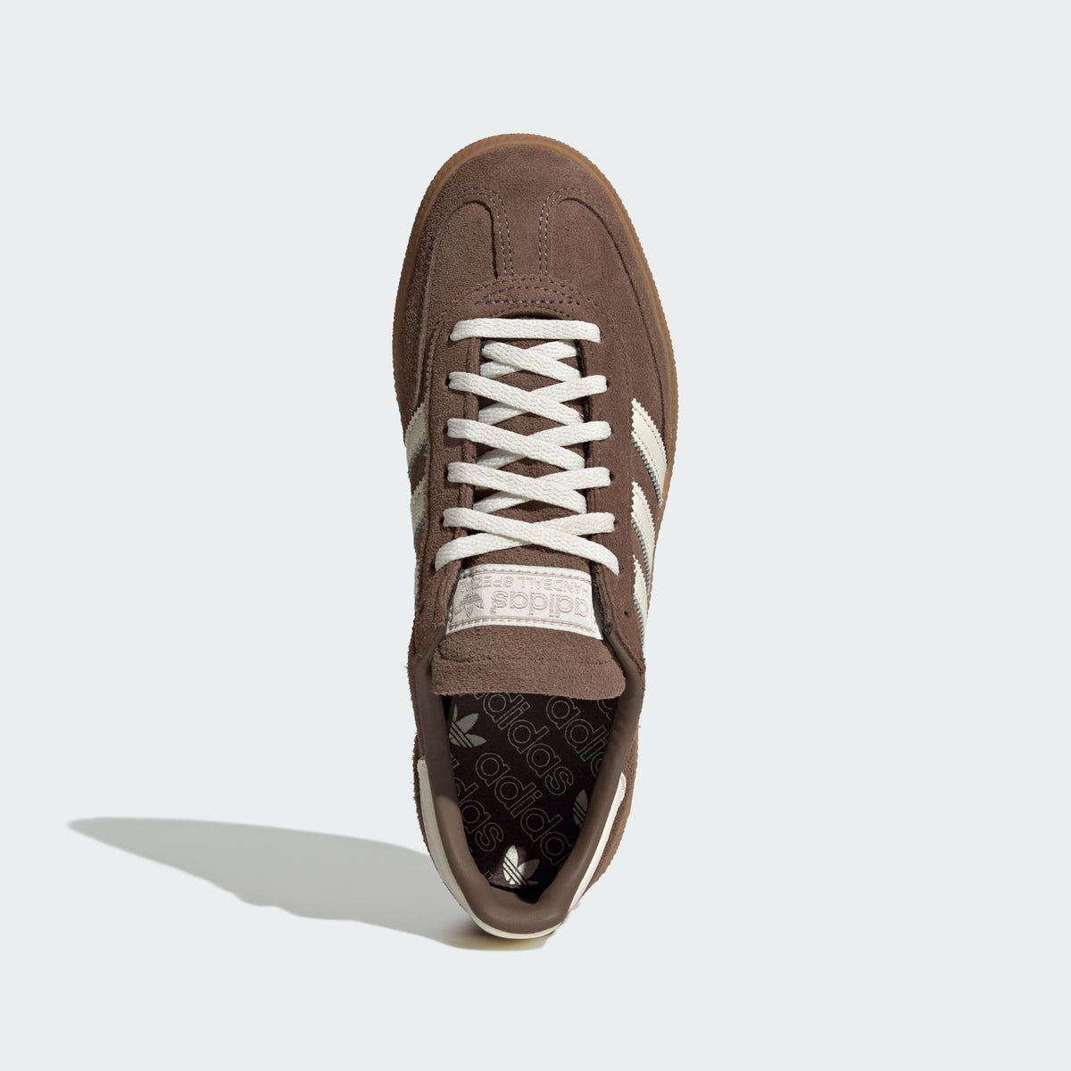 Adidas Handball Spezial uomo marrone suede - vista dall'alto