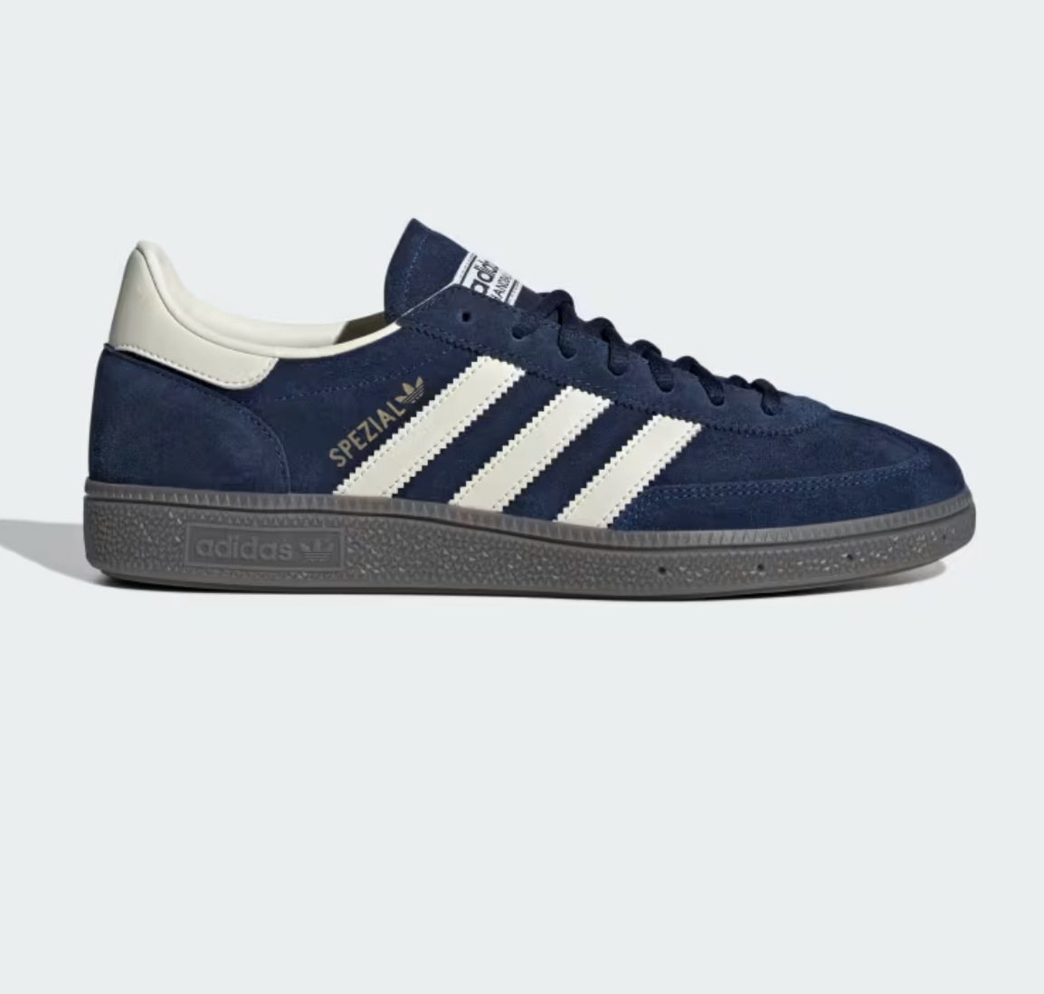 Adidas Handball Spezial Navy Blue uomo - coppia con lacci Cloud White extra inclusi