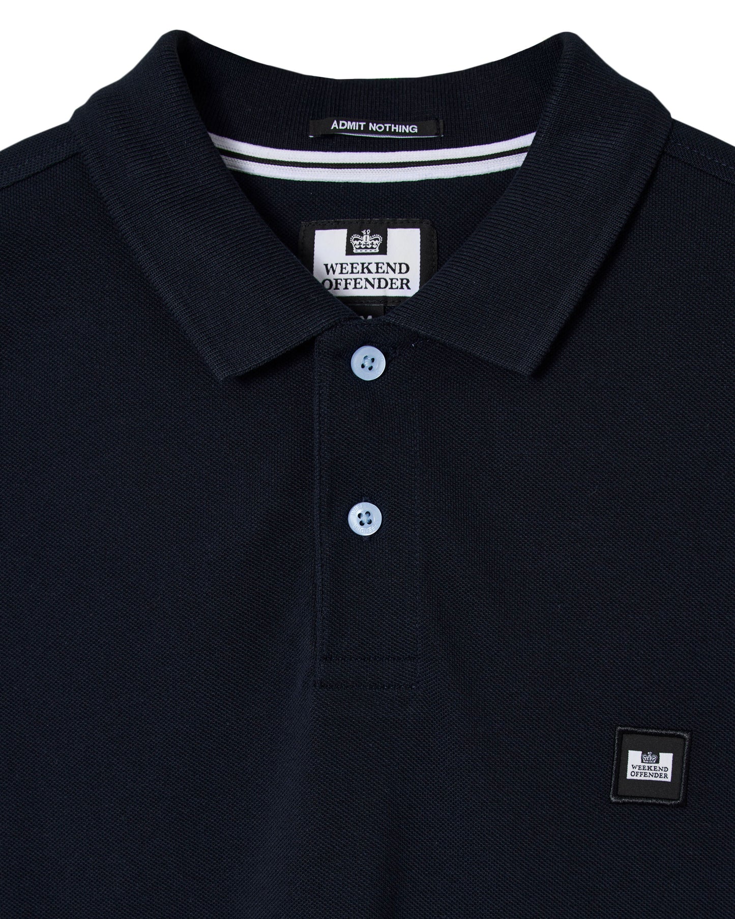 Weekend Offender Heathcote Polo Piqué Navy – Admit Nothing