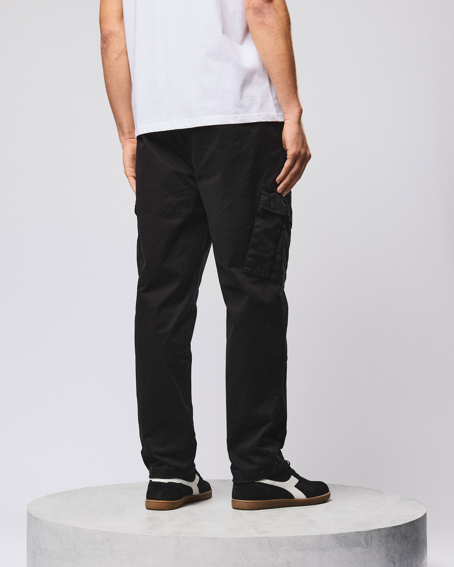 Weekend Offender Eldon Cargo Pants Uomo - Black | Streetwear Terrace