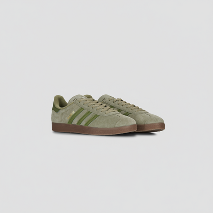 Adidas Gazelle - Olive / Dark Olive / Gum