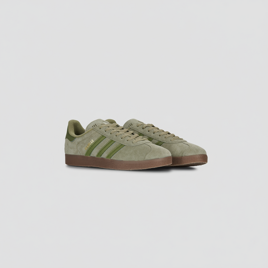 Adidas Gazelle - Olive / Dark Olive / Gum