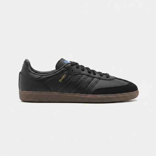 Adidas Originals Samba OG Core Black Gum – Vista laterale sinistra – Sneakers Heritage Terrace