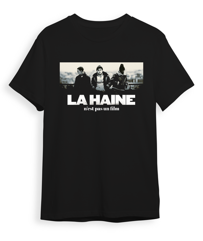 Hurry Up La Haine T-shirt Cinema Cult - Black