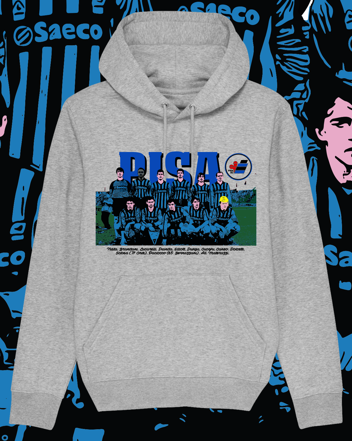 Hurry Up PISA Hoodie Cappuccio