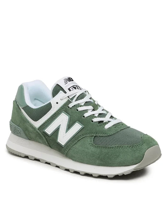 New Balance 574 Green White - Sneakers Classic Heritage