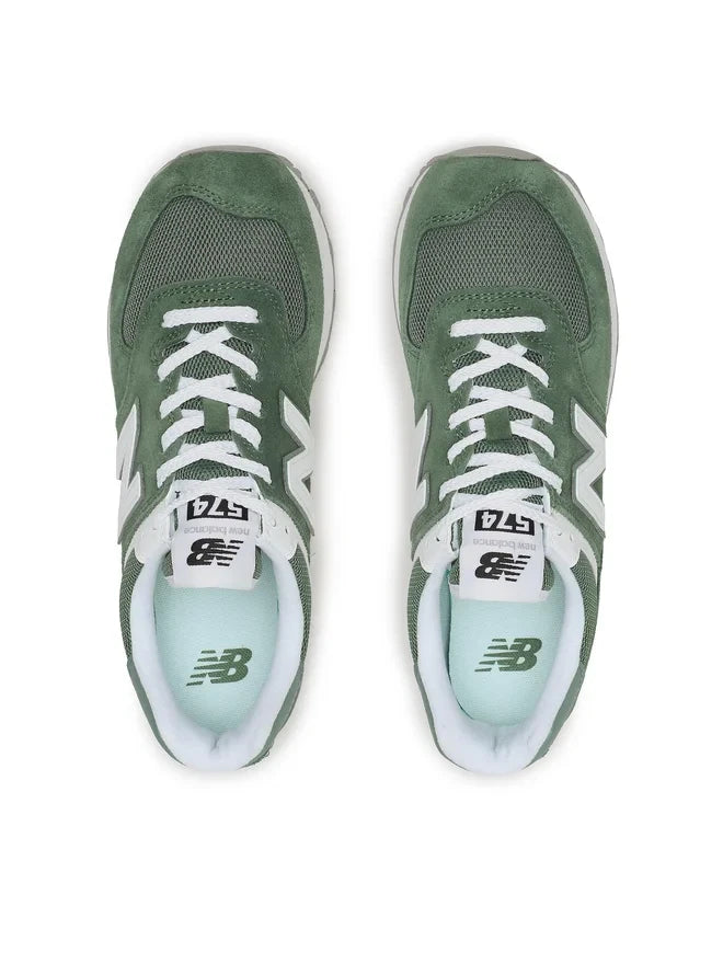 New Balance 574 Green White - Sneakers Classic Heritage